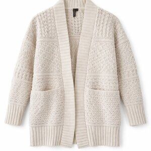 Moon & Madison Oversized Cream Knit Sweater Womens Size S